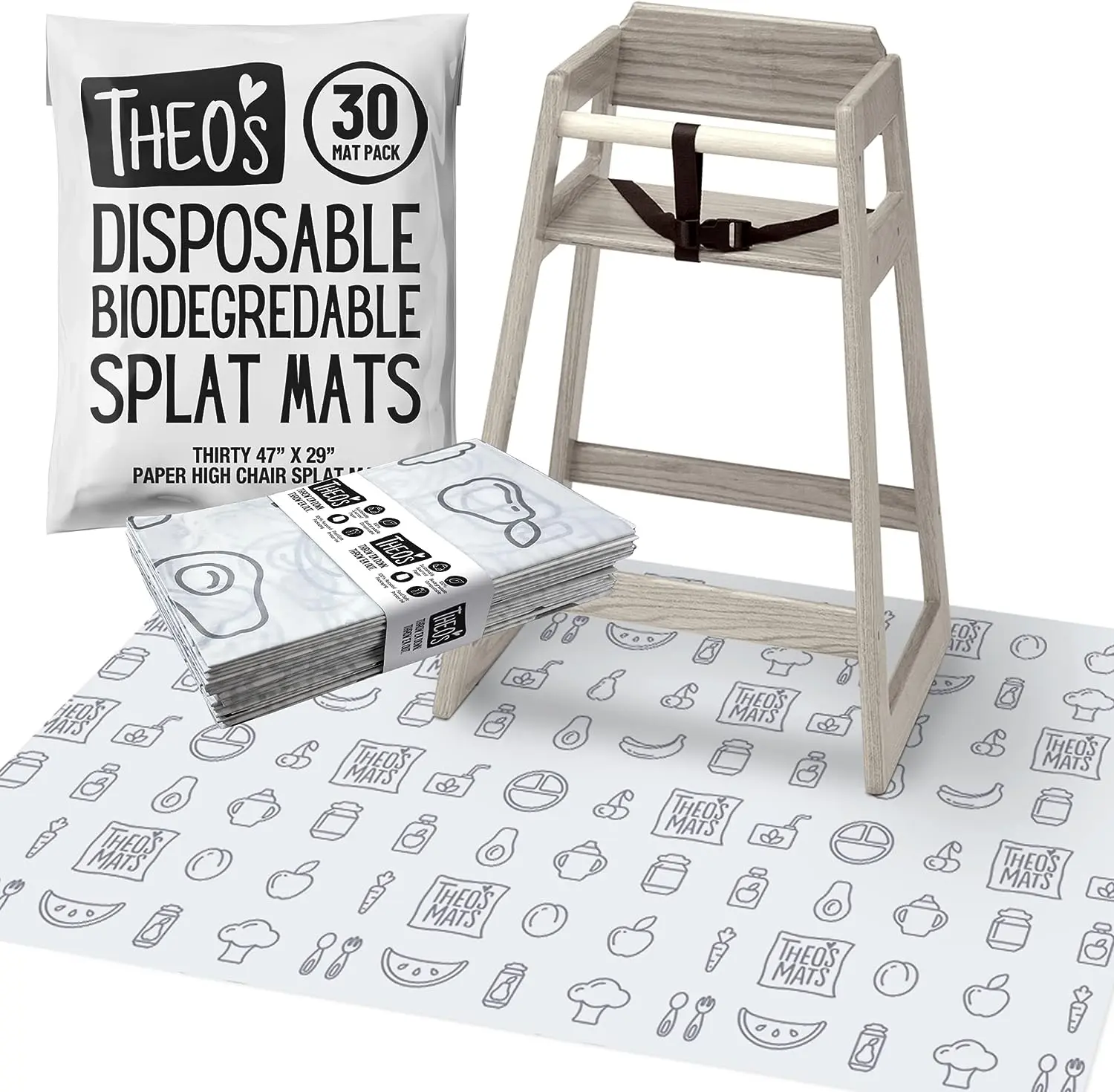 THEO'S | Eco-Friendly Disposable Splat Mats THEO'S | Eco-Friendly Disposable Splat Mats