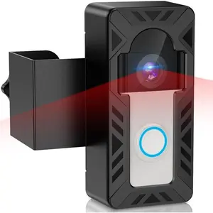 Ring Doorbell Mount, Anti-Theft Video Doorbell Mount for Ring/Camera Doorbell, Adjustable Camera Mount Bracket Accessories for Apartment/Home/Business(Doorbell is NOT Included)