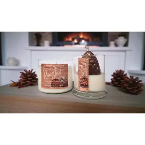 Roasted Pinecone Candle | Pine, Sandalwood & Vanilla | Hand-Poured Candle