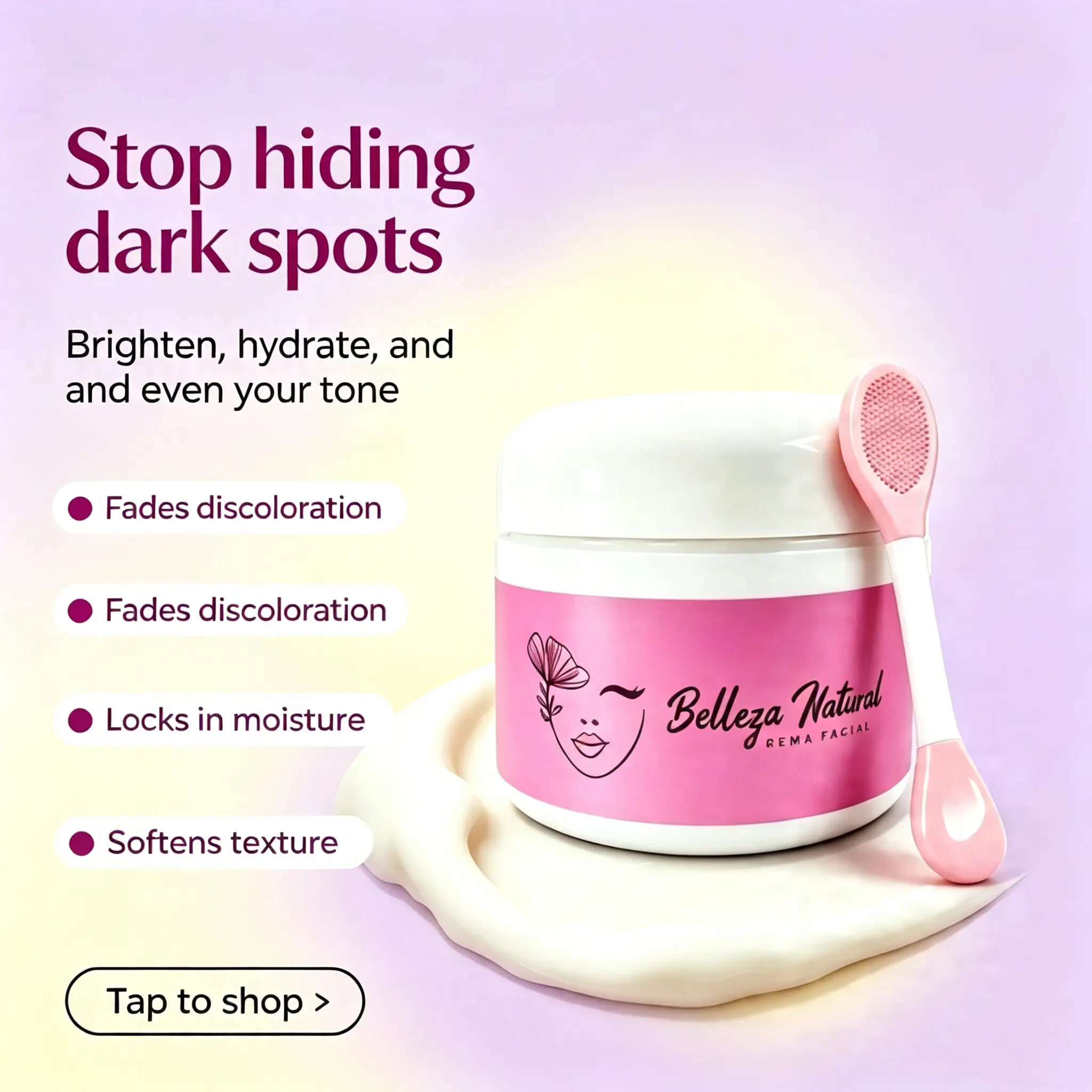 Gentle cream to fade dark spots & discoloration Complimentary gift included
