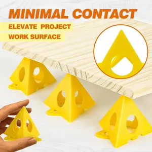 Pyramid Triangle Spray Painting Board Support Stand Foot Pad Plastic Cone Woodworking Paint Holder, Durable & Versatile Tool Accessory, Diy Painting Supplies