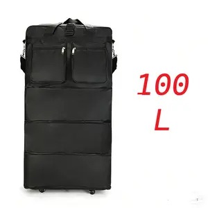 Travel essentials 100L hospital bag for mom Large-capacity plegable waterproof bag with ruedas,  Traveling Bag pack more items. portable storage plegable stylish multifunctional Expandable outdoor bag for lightweight space wet equipo luggage bolso garment
