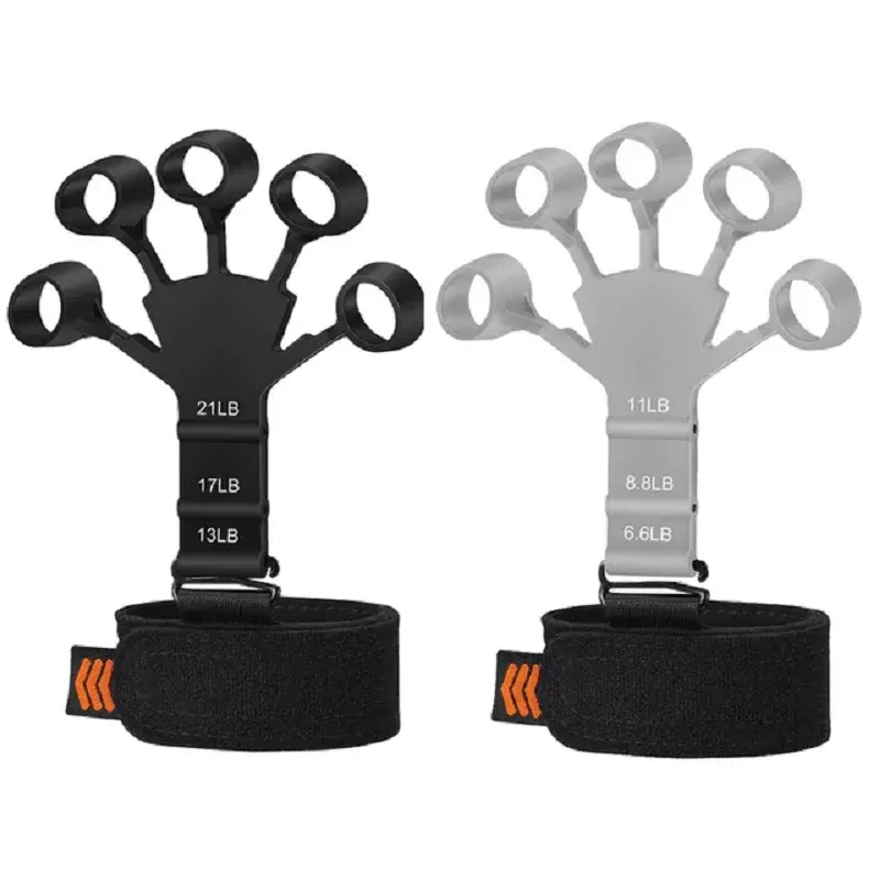 Finger Gripper Finger Exerciser Guitar Finger Exerciser 6 Resistant Levels Recovery Physical Tools Hand Strengthener for Patient Does not apply