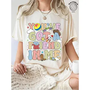 You've Got A Friend In Me Shirt, Comfort Color/Gildan Vintage #ToySStory Shirt, Cartoon Family Shirts [Adult - Youth - Toddler], Best Gift Birthday