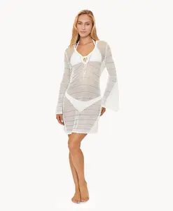 Cream Bell Sleeve Tunic