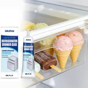 Refrigerator Drawer Adhesive, Convenient No-Nail Strong Bond Refrigerator Internal Multi-Purpose Glue, Easy to Use Kitchen Accessory