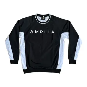 Amplia Fitness Windbreaker Pullover Sweatshirt Crewneck Mesh