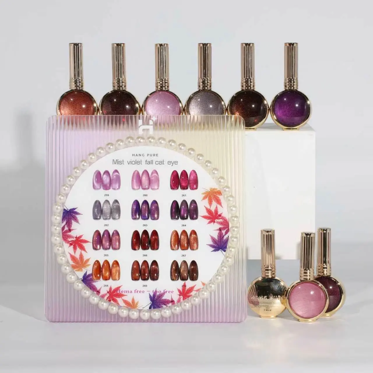 Hang Pure Mist Violet Fall Cat Eye Gel Collection #259–270 | 12 Colors