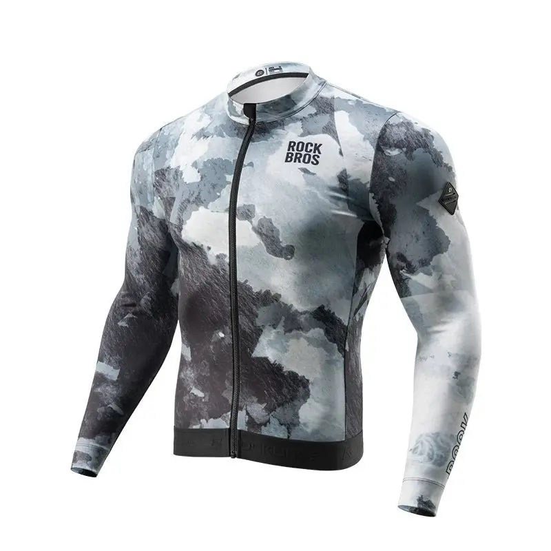 ROCKBROS Autumn Winter Long Sleeve Cycling Jersey