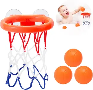 Bath Toys for Toddlers & Kids – Basketball Hoop with Strong Suction Cups and 3 Mold-Free Balls, Bathtub Basketball Game for Boys & Girls, Fun Water Toy for Babies