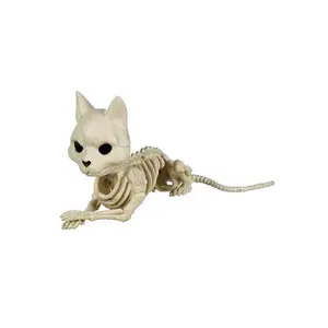 Cute Skeleton Cat Prop