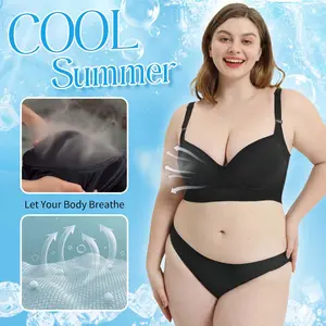 2024 New Plus Size Deep Cup Back Fat Smoothing Bra Uplift Push Up Bra For Women Large Breasts