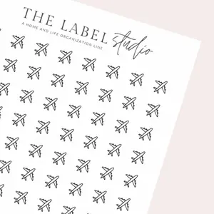 Plane Icon | Aesthetic Planner Sticker Sheet