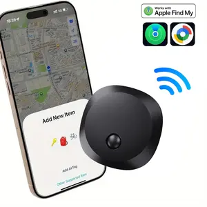 Mini Smart GPS Tracker Item Locator Pet Anti-Loss Essential Lightweight Design Real-Time Tracking (iOS), Lithium Ion Button Cell Battery