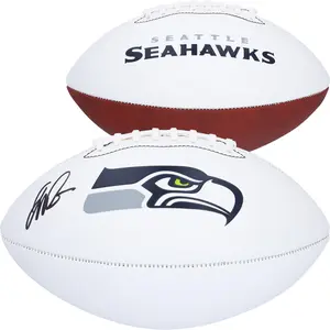 Jalen Milroe Seattle Seahawks Autographed Franklin White Panel Football - Fanatics Authentic Certified