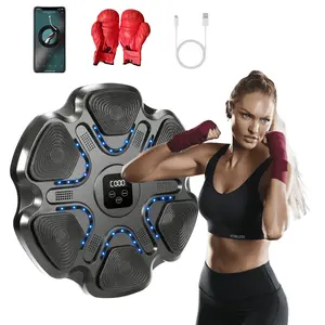 Fun Music Boxing Target for Kids & Family – Includes Gloves • Great Gift for Parents • Easy Setup • Indoor/Outdoor Play • Fun & Safe • Perfect Birthday or Holiday Gift Bluetooth Music Boxing Machine • Family Fun • Indoor/Outdoor Play