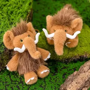 20cm Cute Mammoth Doll Ice Age Plush Toys Soft Plush Toy Filled With Mammoth Fur Halloween Birthday Gift For Kids Birthday Gift