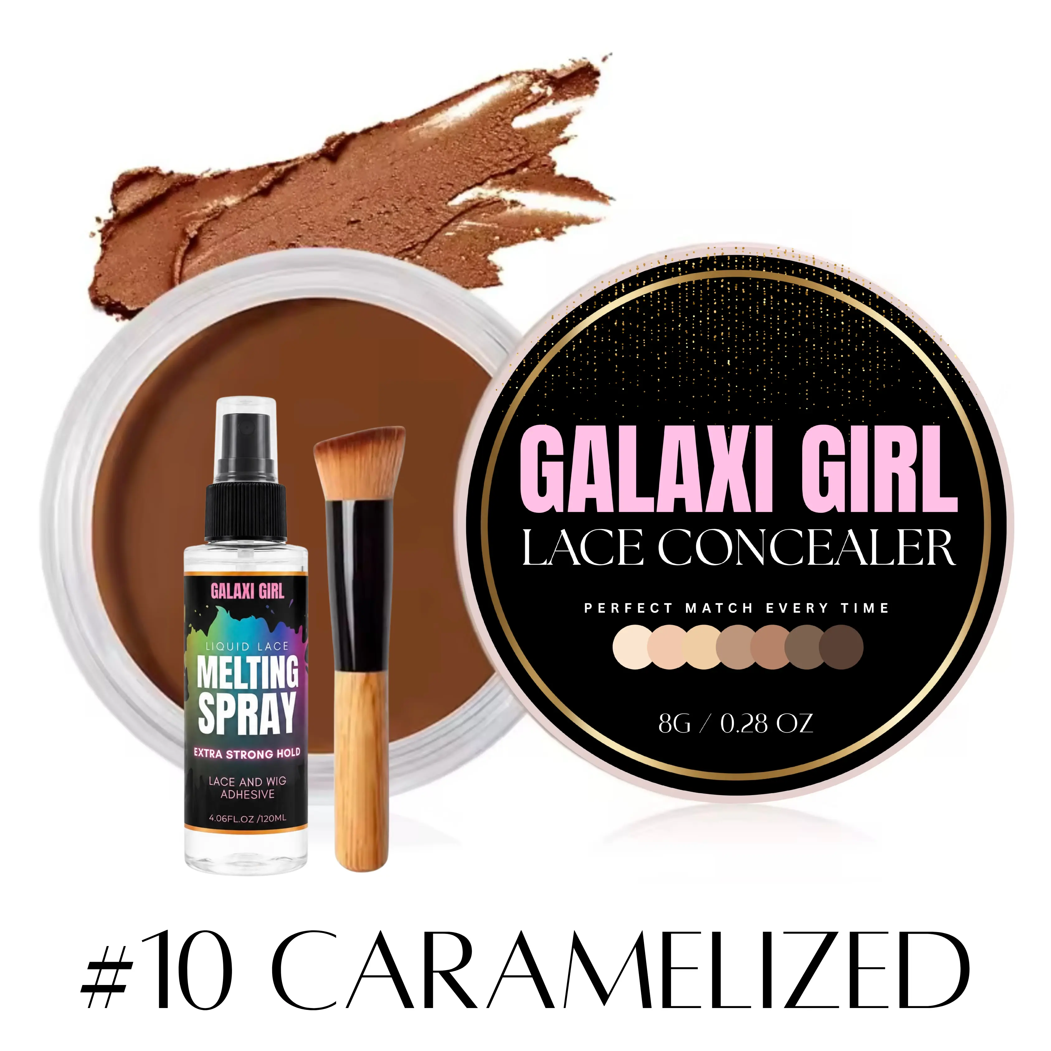 Lace Tint Concealer Kit (#10 - Caramelized)