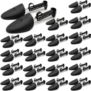 40 Pcs Men Adjustable Form Plastic Shoe Tree Shaper Keeper Boot Shoe Stretcher