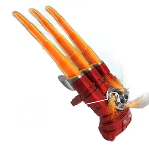 New Retractable Firewolf Claw Toy with Spinning Spark Colorful Light Battle Toy Kids Safe Light-up Toys Birthday Gifts for Boy