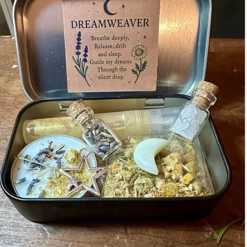 Sleep altar tin, soothing bed time routine witches