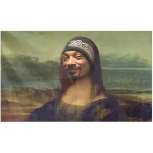 The NALora Mona Smile Lisa tapestry with fun flags is suitable for decorating university dormitories, homes, men's lounges, bedrooms, and other places.