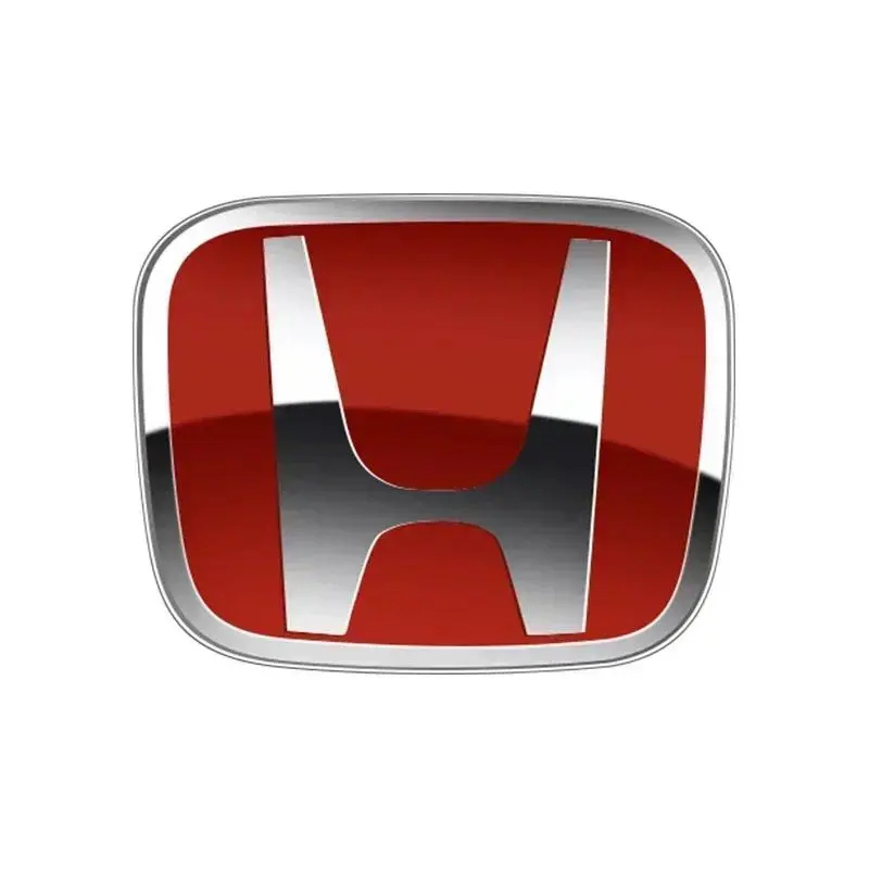 1pcs 3D H Custom Badge Decal for Honda Civic VEZEL CRV City Accord Fit Odyssey Car Hood Front Grill Rear Trunk H Logo Sticker