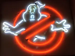 21"x17" New Ghost busters Ghostbusters Neon Signs with Real Glass Handmade Signs Shipping from US