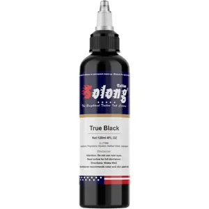 Tattoo Professional Ink Black Tattoo Pigment for Shading and Lining 4oz (120ml) TI302-120-019