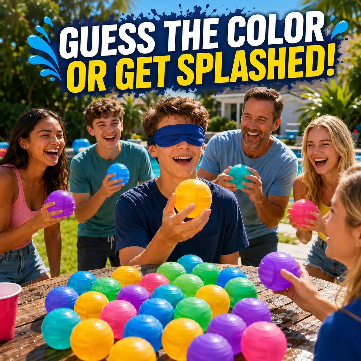 Reusable Silicone Water Balloons Quick Fill Self Sealing No Tie Refillable Water Splash Balls, Summer Pool Beach Backyard Party Water Toys for Kids Adults, Outdoor Summer Activities Birthday Gift, 6/12 Pack