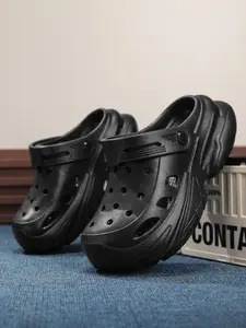 Women's Thick Sole Hollow Out Shoes, 7cm Height Increase Design, Comfortable Walking & Standing, Two-In-One Sandals & Slippers