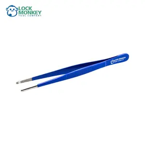 Pin-Grabbing Tweezer With Grooved Tip (Lock Monkey)