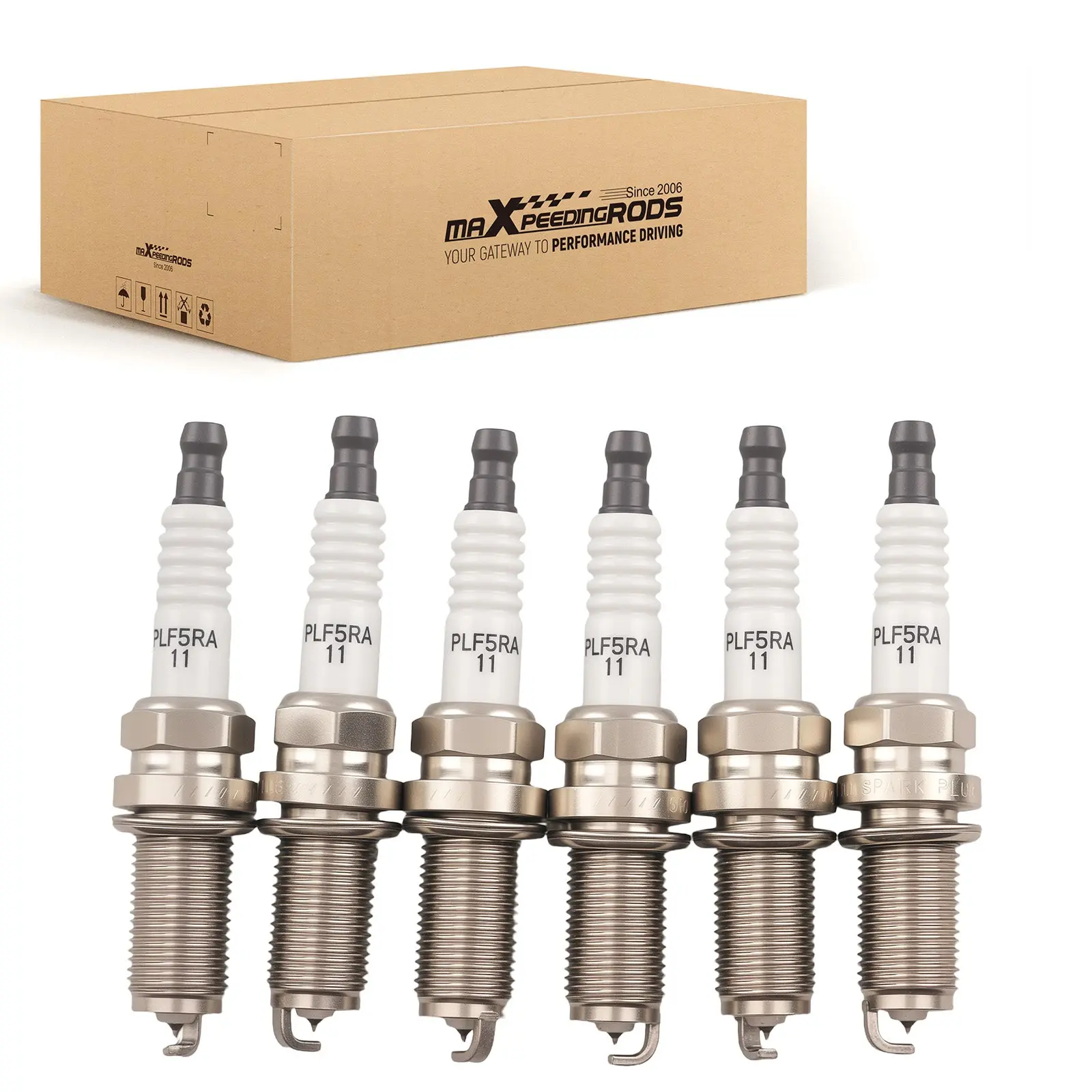 6 Pack Iridium Spark Plugs compatible for INFINITI Compatible for NISSAN 3.5L 4.0L 4.5L 5.6L V6 V8