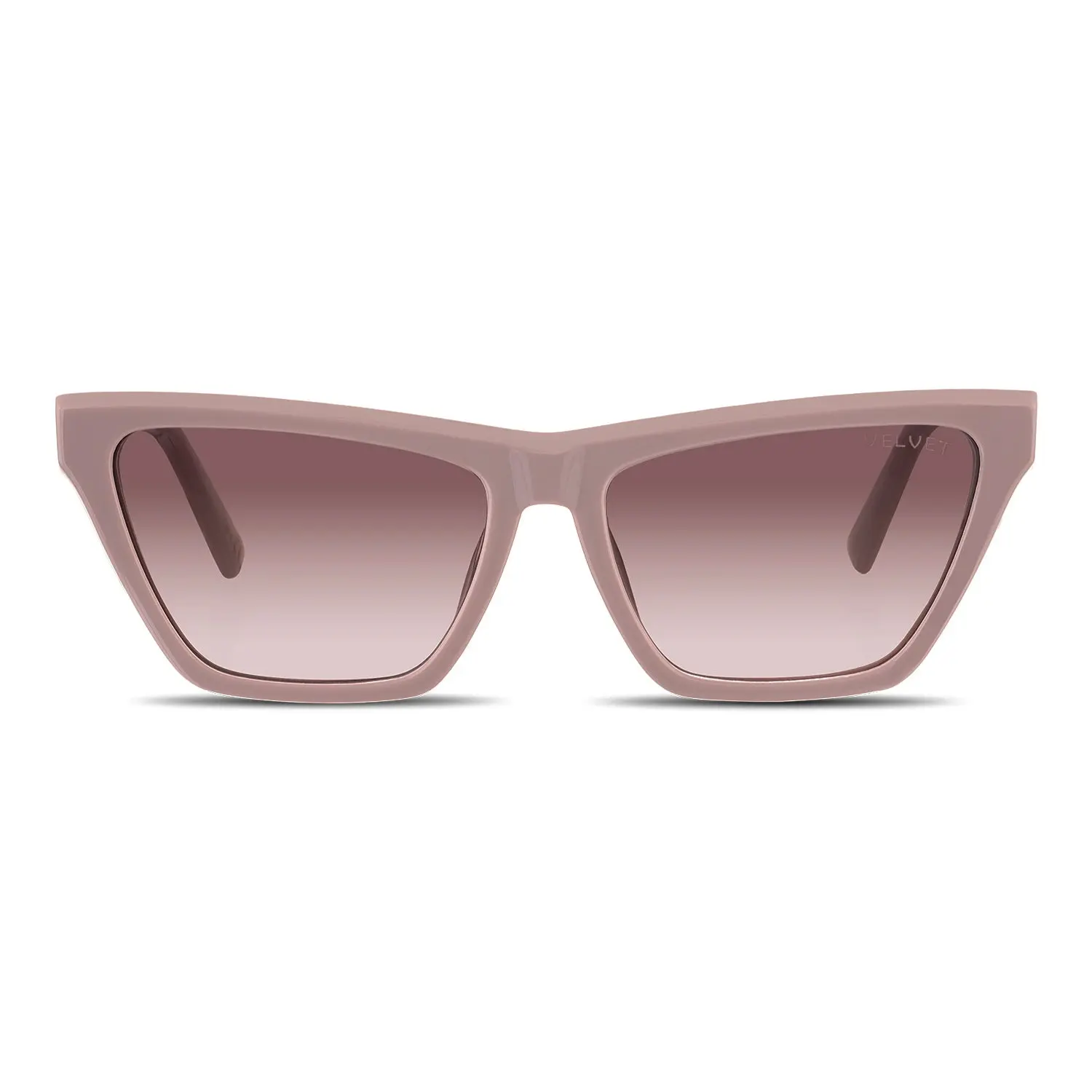 Velvet Eyewear Helen lavender Sunglasses with cat eye Design