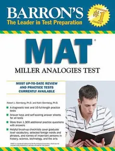 USED-Barron's MAT: Miller Analogies Test by Karin Sternberg Ph.D. (Paperback)