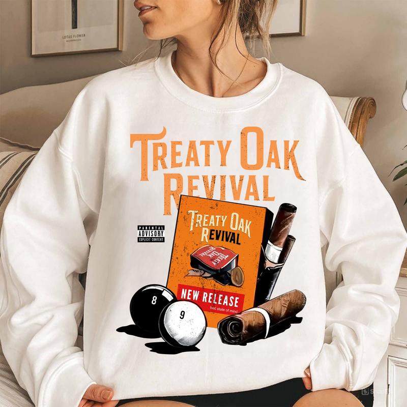 [New Collection Unisex 100% Cotton] Treaty Oak Revival Bad State of Mind TShirt Hoodie Unisex Cotton 1Side, Music Graphy Tee, Rock Band Treaty Oak Revival, Gift for Him for Dad, Gift for Her for Mom Snap68