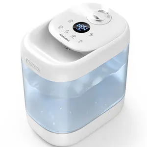 Homvana Humidifiers for Bedroom, 5L Super Easy to Clean Top Fill Auto Adapt Cool Mist Humidifier for Bedroom Plants Baby Kids for Home (Never Leaking Design), Quiet 40H Runtime, Essential Oil Diffuser