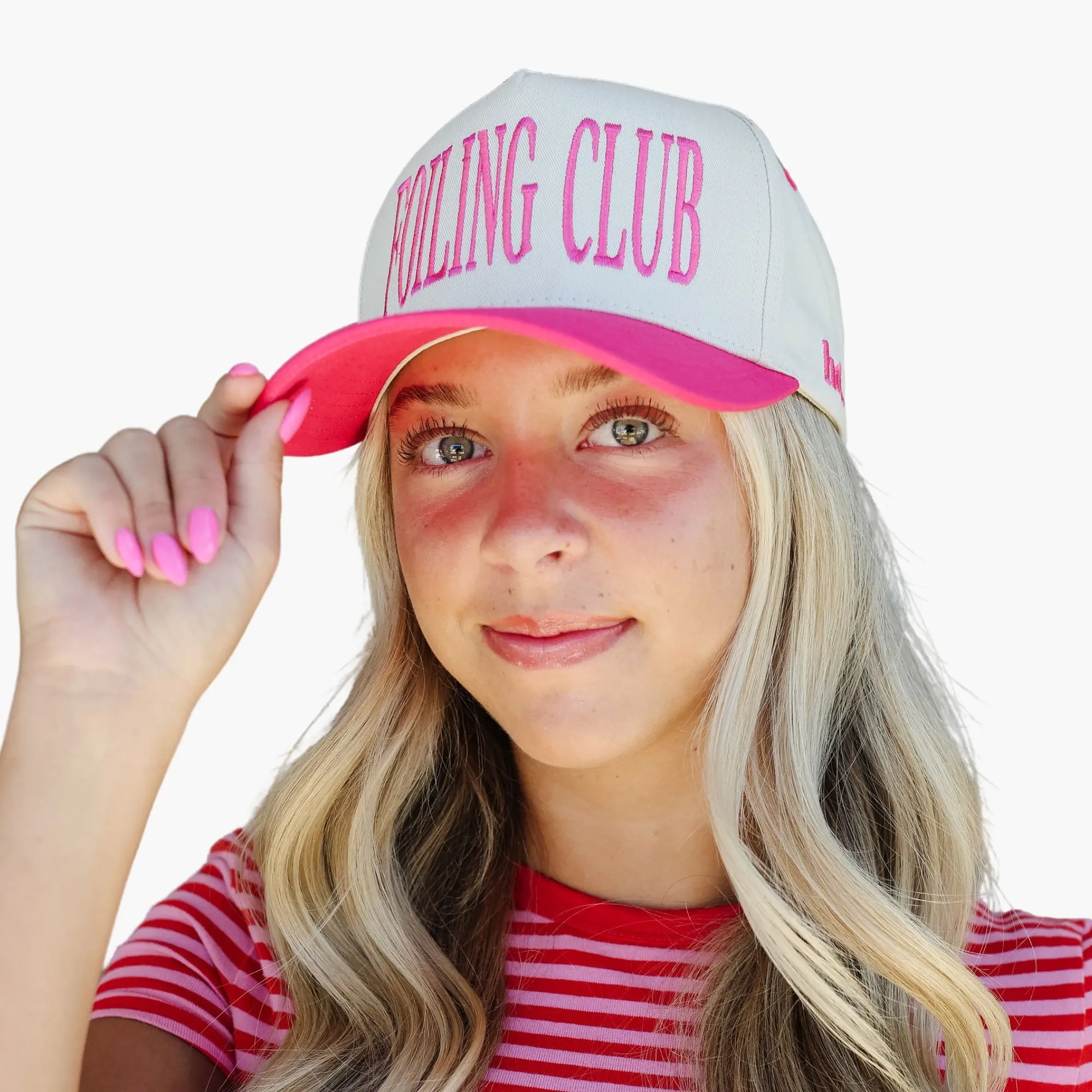 Pink "Foiling Club" Hat