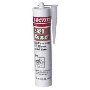 Loctite Copper RTV Silicone Gasket Maker, 300ml Cartridge (Model 235479), High-Performance Sealant, -65°F to 700°F Temperature Range