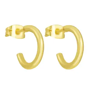 EVRY JEWELS Gold or Silver Plated Women's Hypoallergenic Soho Hoops