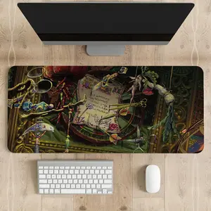 Studio Ghibli Howl's Moving Castle Desk Mat, Studio Ghibli Anime Mouse Pad, Keyboard Mat, Howl's Moving Castle Anime Desk Mat For Office, Gift For Gamer