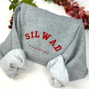Silwad Palestine Embroidered Sweater - Palestinian Shirt