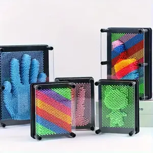 Creative 3D Hand Model Needle Art Board, Vibrant Colors, Multiple Patterns, Fun 3D Design for Kids, Educational and Creative Toy
