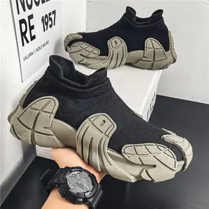 2026 New Sock Shoes, Breathable Knit Mesh Shoes, Popular Fashion Trend Sports Dad Shoes, Casual Men's Shoes