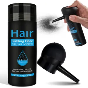 Aliver Hair Thickening Fibers + Applicator Set, 27.5g Instantly fills in thinning hair for a naturally fuller look. Hair fibers - Black keratin formula. - Black | Dark Brown | Light Brown | Medium Brown halloween