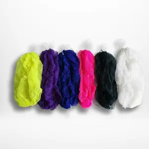 Authentic African Exfoliating Net Sponge Sapo Mesh Body Scrubber for Glowing Skin Quick Drying Hygienic Handcrafted with Care