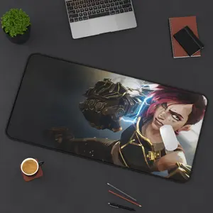 Gaming Desk Mat, VI Arcane League of Legend, Mouse Pad, Computer Pad, Gaming Accessory, Office Decor