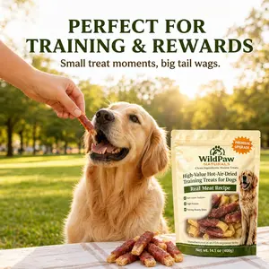 WildPaw Duck Wrapped Sweet Potato Fries Dog Treats, Meaty Chewy Rewards, 14.1 oz