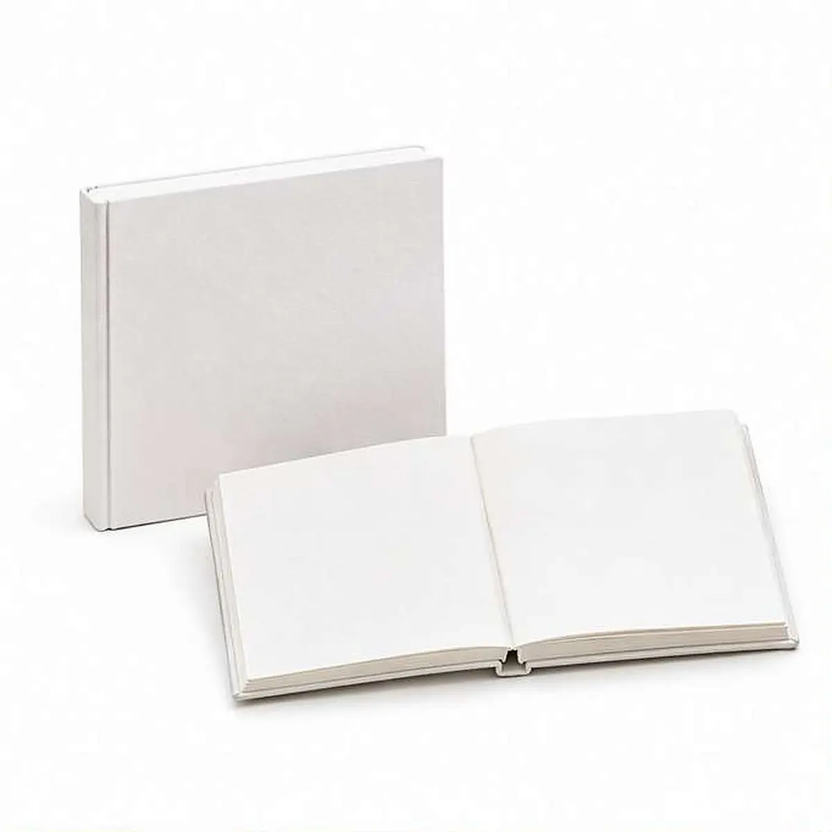 Watercolor Journal, 2 Pack – 5 x 5 in Hardcover Sketchbooks with 300 gsm Cold Press Paper, 28 Sheets Each, White