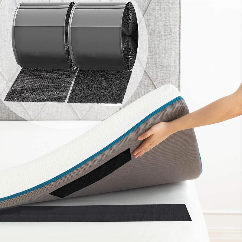 4.3 Inch x 32.8 Heavy Duty Hook and Loop Tape Strips with Adhesive Cushion Grip to Sliding Keep Couch Cushions Mattress from Sliding, Outdoor No Punching Picture Wall Hanging Strips 4.3 Inch x 32.8 Heavy Duty Hook and Loop Tape Strips with Adhesive Cushion Grip to Sliding Keep Couch Cushions Mattress from Sliding, Outdoor No Punching Picture Wall Hanging Strips